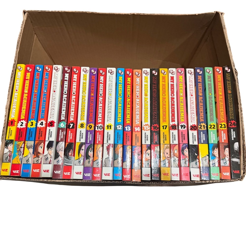 My Hero Academia Manga Lot Vol 1-24 Kohei Horikoshi VIZ Media English Paperback